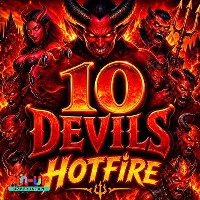 10 Devils Hotfire — PIN UP O‘zbekiston Slot katalogi «10 Devils Hotfire» — cover art